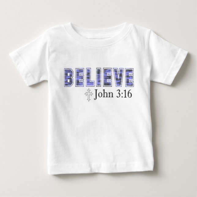Camiseta Acredite Em Cross Toddler Tee (Frente)