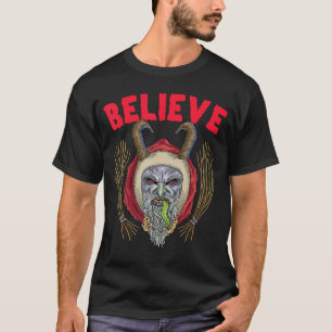 Camiseta Acredite Em Krampus Germânico Natal Alegre Krampu