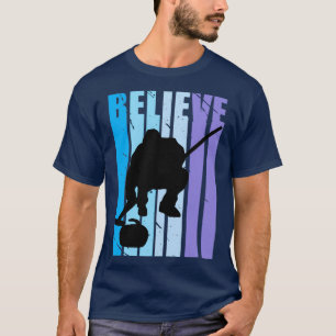 Camiseta Acredite Em Mens Ice Curling Curl Winter Ice Sport