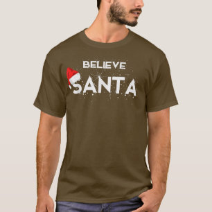 Camiseta Acredite em Papais noeis Feliz Natal