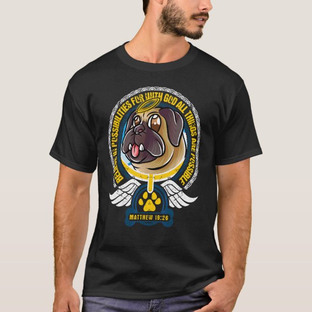 Camiseta Acredite Em Possibilidades Versículo Da Bíblia De  (Frente)