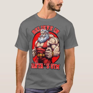 Camiseta ACREDITE EM SANTAS GYM Musculoso do Swole Norte