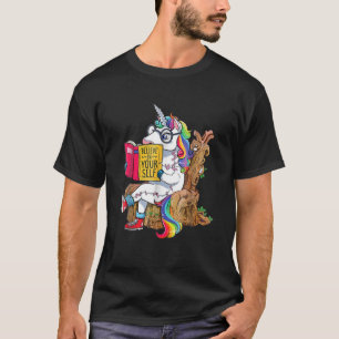 Camiseta Acredite Em Seu Nerd Livro De Leitura Do Unicórnio
