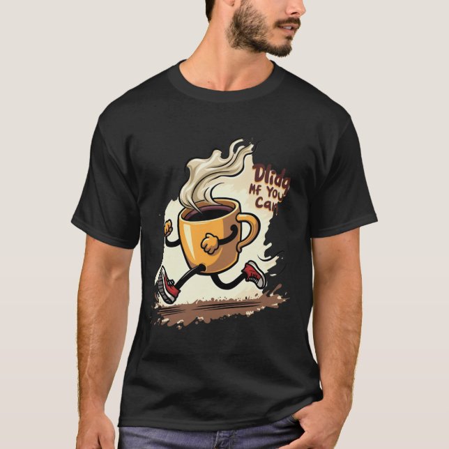 Camiseta Acredite Em Si | Caneca de Café de Corrida Energét (Frente)