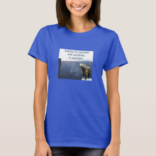 Camiseta Acredite em si mesmo (escuro)