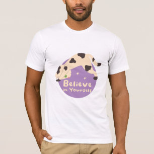 Camiseta Acredite em si mesmo Gato Kawaii fazendo Yoga Pose