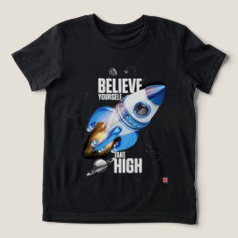 Camiseta Acredite em Si Mesmo, Suba Alto
