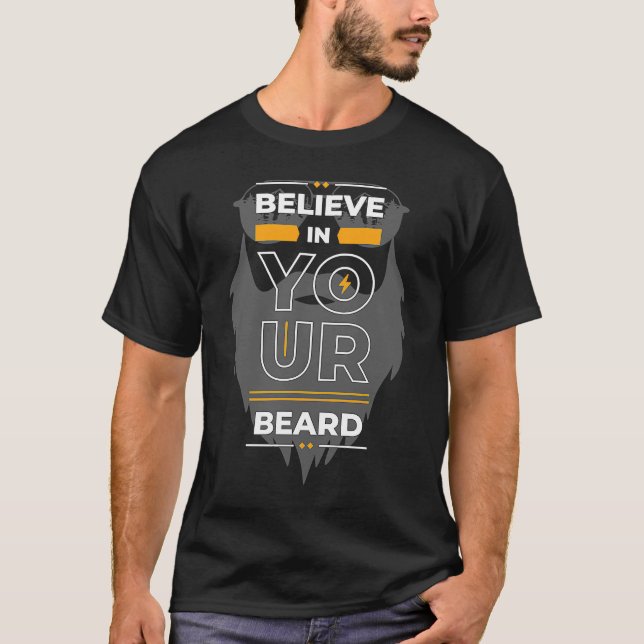 Camiseta Acredite em sua barba (Frente)