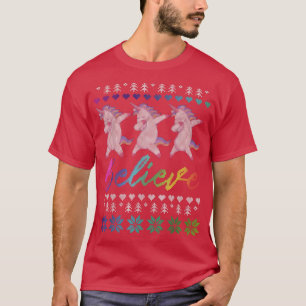 Camiseta Acredite em Unicórnio Dabbing Ugly Unicorn no Nata