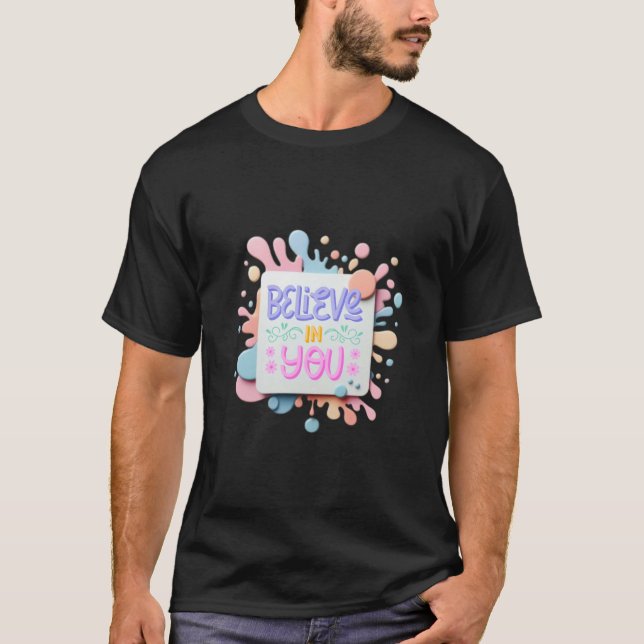 Camiseta Acredite em você (Frente)