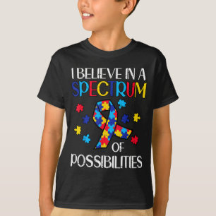 Camiseta Acredite Espectro Possibilidades Autismo Conscient