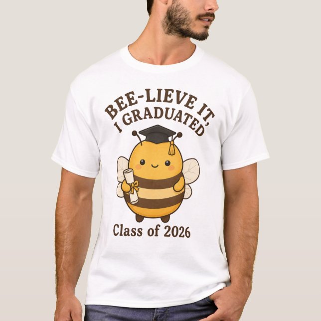 Camiseta Acredite, Eu Me Formei Turma de 2026 Formatura (Frente)