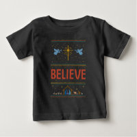 ACREDITE FELIZ Cristão Religioso no Velho Natal