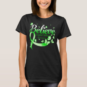 Camiseta Acredite na borboleta infantil incapacitada