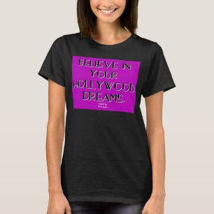 Camiseta Acredite na camisola de alças das suas mulheres