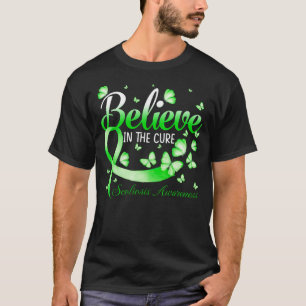 Camiseta Acredite Na Cura Scoliose Sensibilização Borboleta