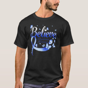 Camiseta Acredite na distonia consciência borboleta