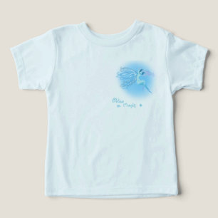 Camiseta Acredite na Fada Azul Arte Fantasia Mágica