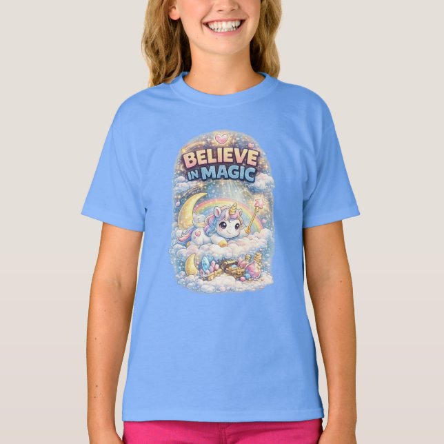 Camiseta Acredite na Magia (Frente)