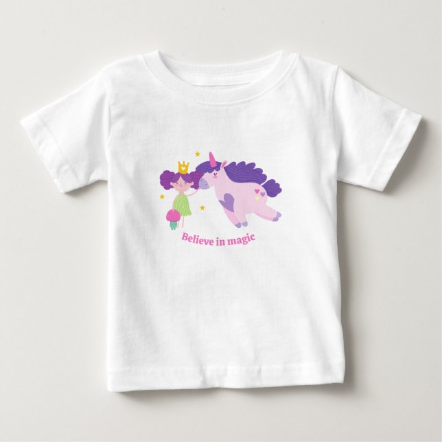 Camiseta Acredite na magia (Frente)