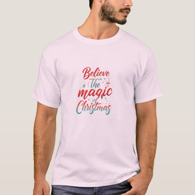 Camiseta Acredite na magia do Natal (Frente)