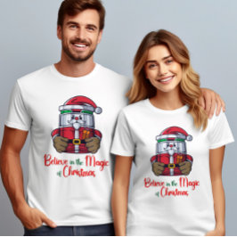 Camiseta Acredite na magia do Pai Natal