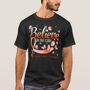 Camiseta Acredite Na Manteiga Do Cancer de rim Curto