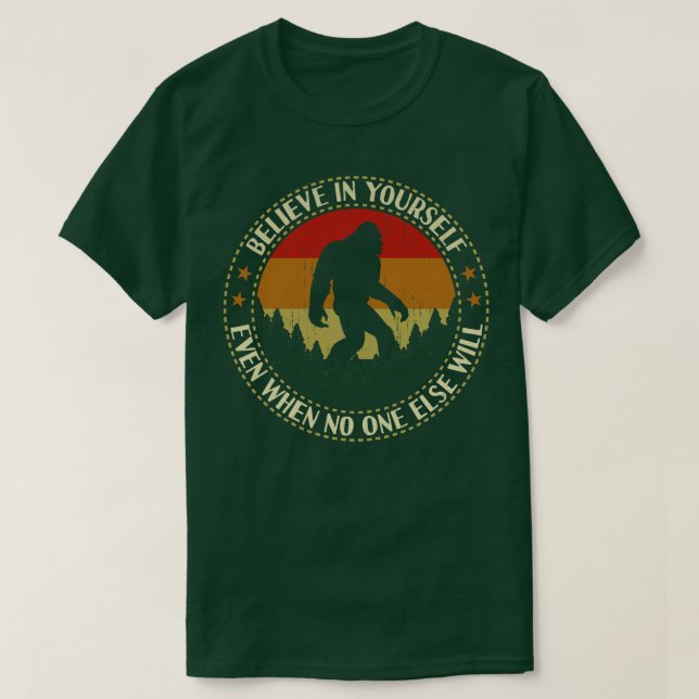 Camiseta Acredite na sua vinheta retrorativa (Frente do Design)