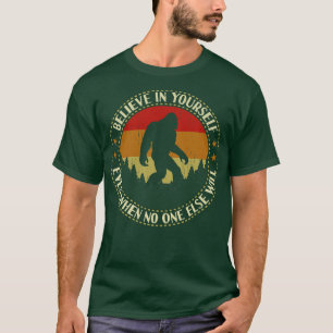 Camiseta Acredite na sua vinheta retrorativa