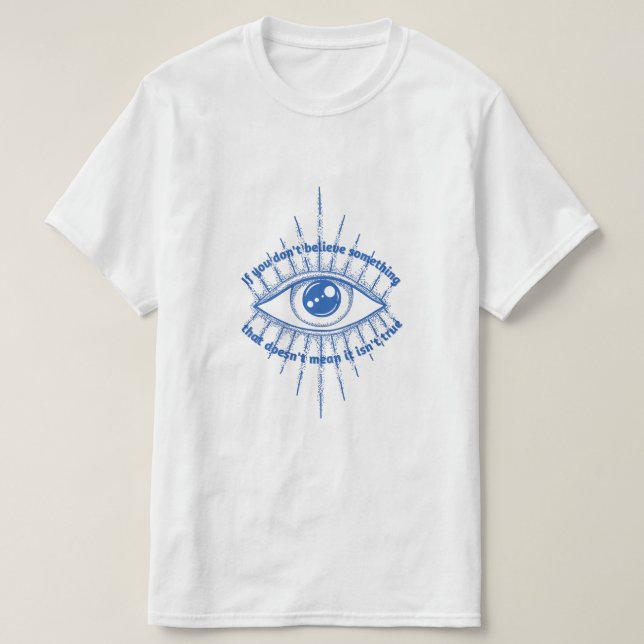 Camiseta Acredite na verdade (Frente do Design)