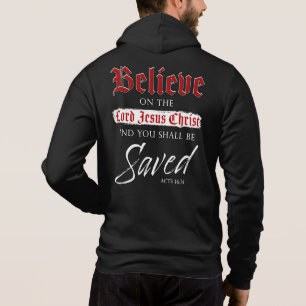 Camiseta Acredite no Cristo de Jesus seja salvo da fé