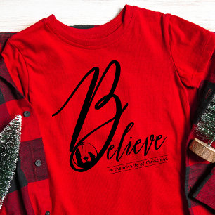 Camiseta Acredite No Milagre Do Jovem De Natal