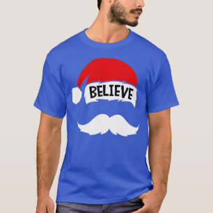 Camiseta Acredite no Natal Acredite no Pai Natal Que Feliz