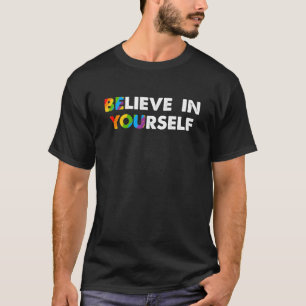 Camiseta Acredite No Orgulho De Apoio A Crianças Do Seu Org