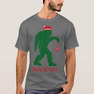 Camiseta Acredite no presente de Natal engraçado para o Pap