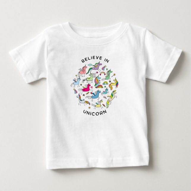 Camiseta Acredite no unicórnio (Frente)
