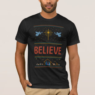 Camiseta ACREDITE O FANTASMA Jesus Cristo de Natal