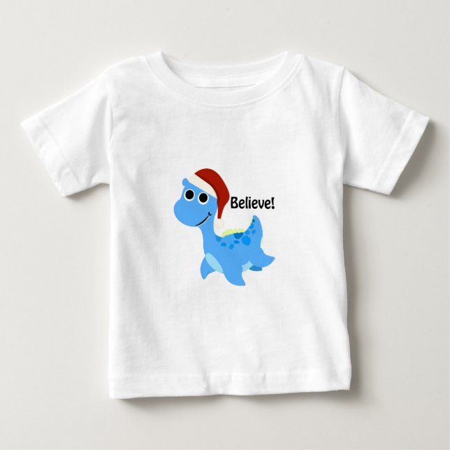 Camiseta Acredite! Papais noeis Nessie (Frente)