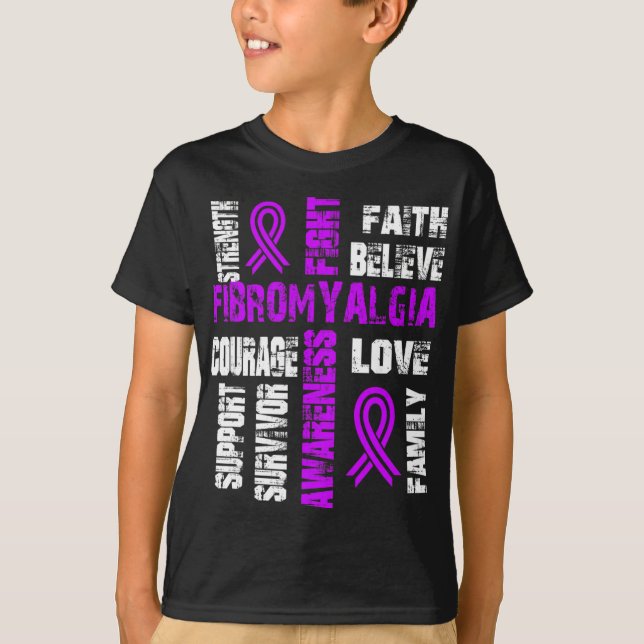 Camiseta Acreditem E Combatam A Fibromialgia (Frente)