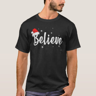 Camiseta Acreditem em Natal Vibes Feliz Família de Presente