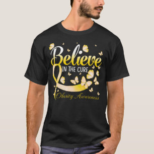 Camiseta Acreditem na Borboleta da Consciência da Obesidade