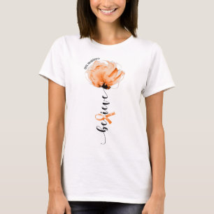 Camiseta Acreditem na Consciência do Crps Amantes de Flores