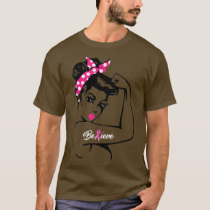 Camiseta Acreditem no apoio à conscientização do guerreiro 