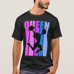 Camiseta Acreditem no Cheerleader da Rainha Líder de Barrig