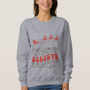 Camiseta Acreditem no Papai Noel, natal, caixa de madeira,