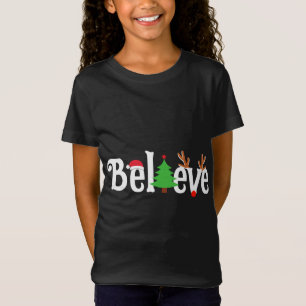 Camiseta Acreditem que as Papais noeis de renas de Natal se