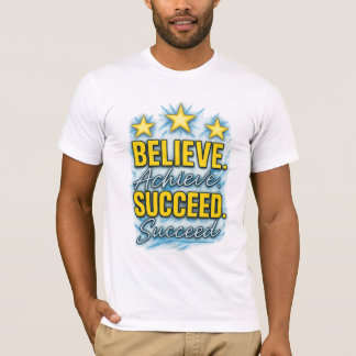 Camiseta Acreditem que consigam um Tee Gráfico Inspiraciona