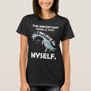 Camiseta Acredito em mim mesmo Loch Ness Monster Nessie