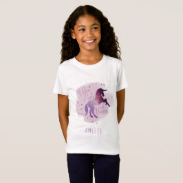 Camiseta Acredito no Natal dos unicórnios e papais noeis