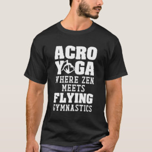 Camiseta Acro Yoga Exercise Gymnastic Acrobatics Tumbling